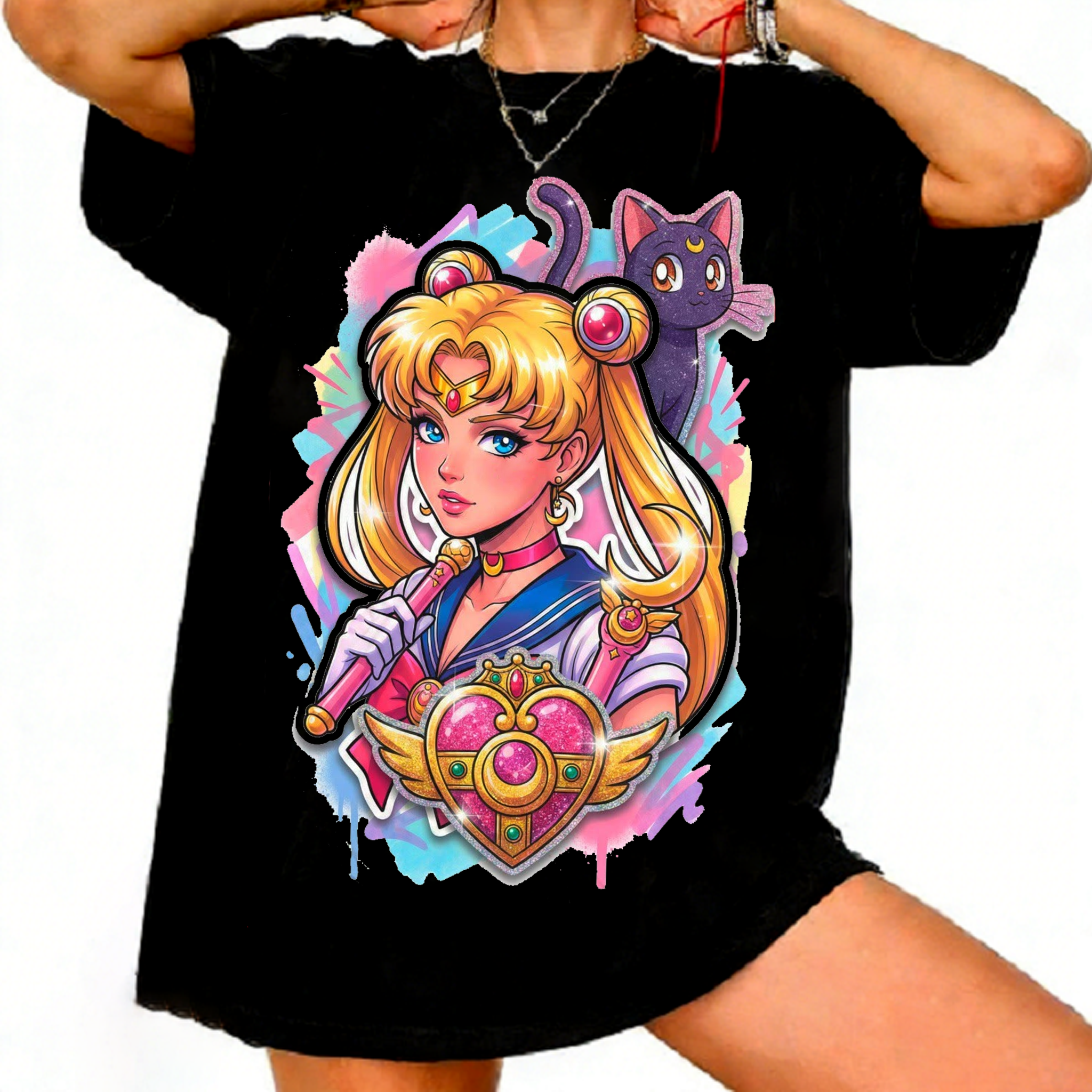 Sailor Moon Retro 90s Anime Gr - đánh giá và giá Ankle Strap Heels
