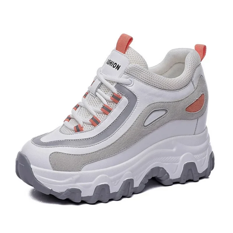 9CM Genuine Leather Platform W - đánh giá và giá Platform Sneakers Chunky