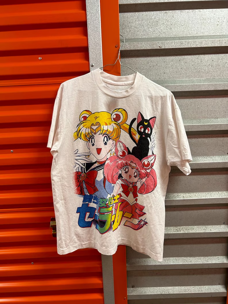 T Shirt 90s Anime Sailor Moon  - đánh giá và giá Women'S Shoes In The 90S