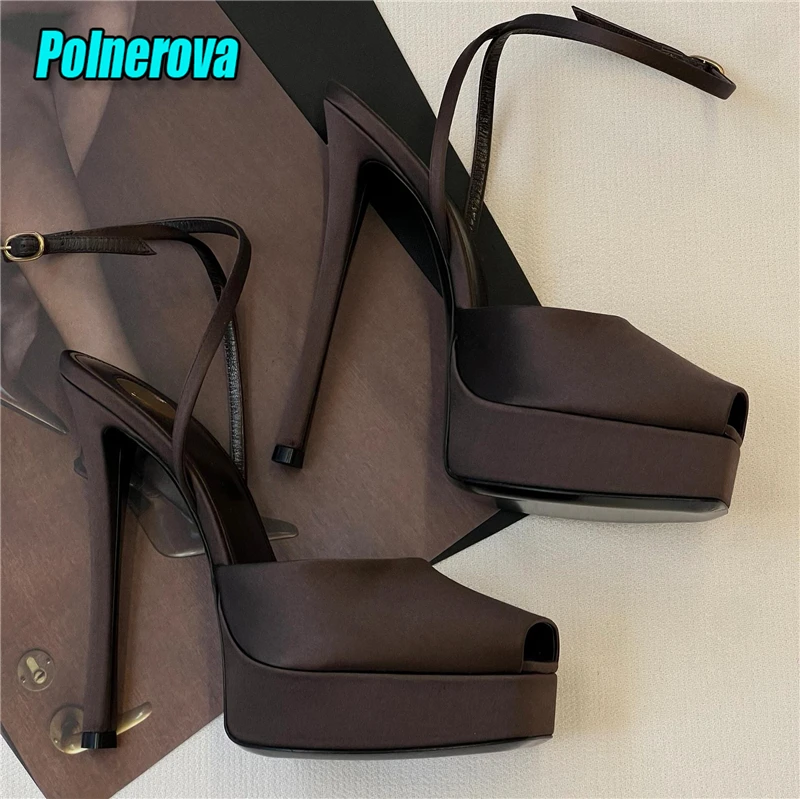 Sexy Peep Toe Satin Women Sand - đánh giá và giá Women'S Shoes Peep Toe