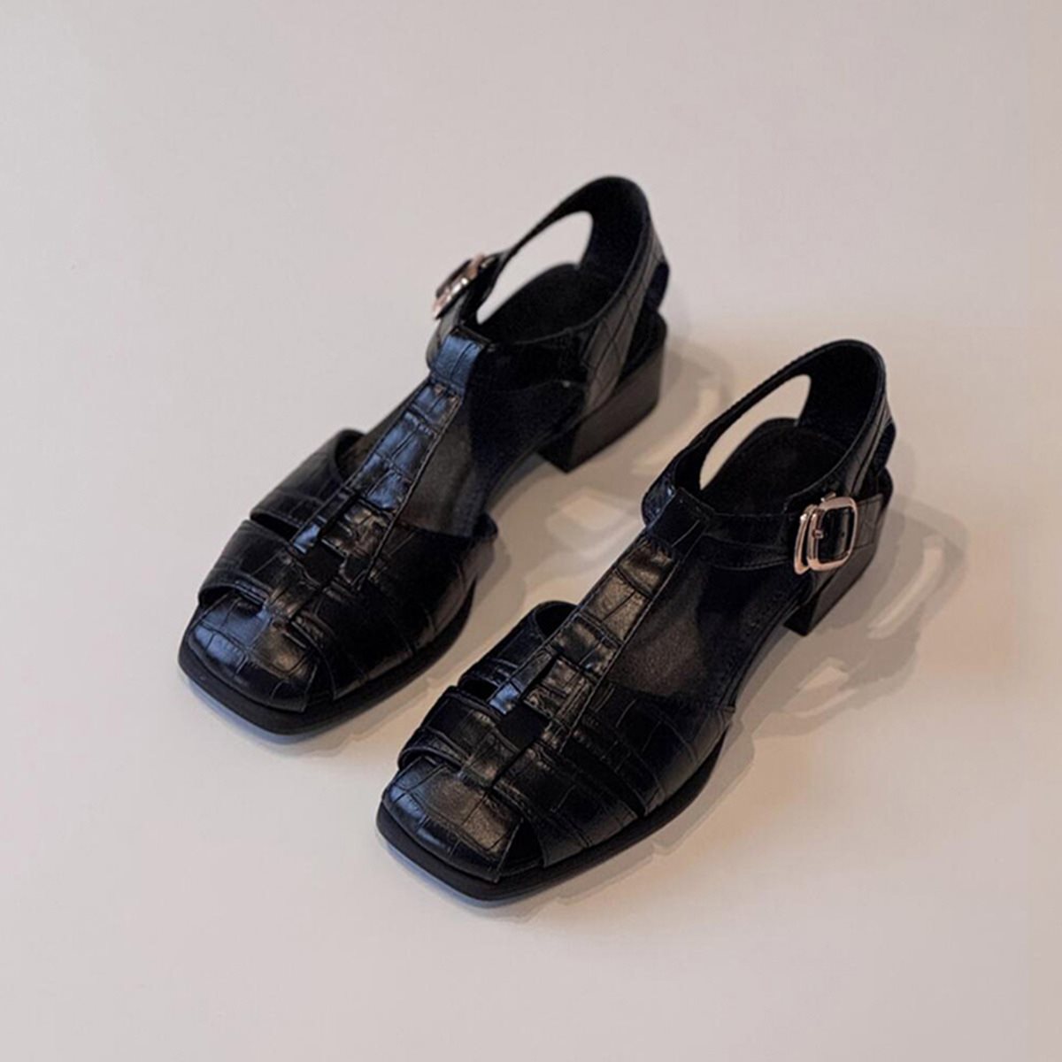 Women's Sandals Summer New Fas - đánh giá và giá Square Toe Mule
