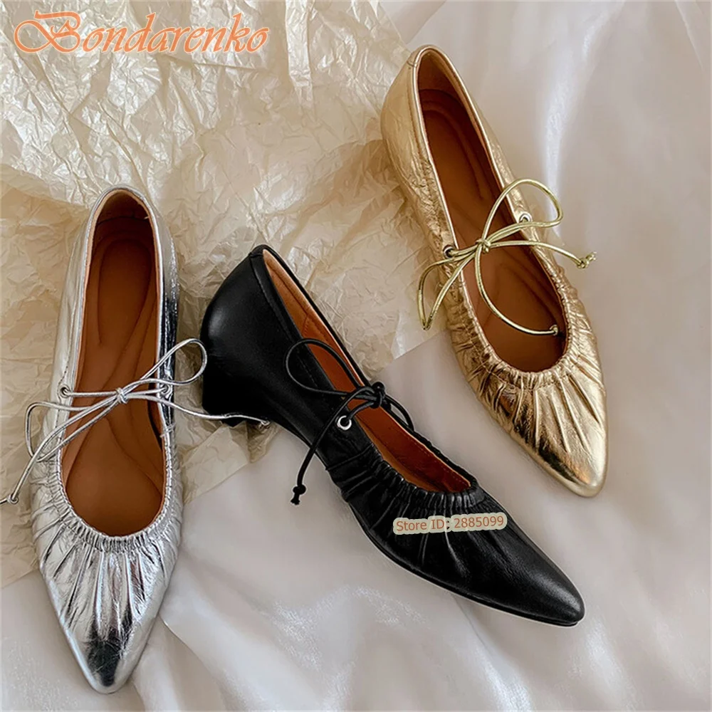 Retro Pleated Pumps Women Sexy - đánh giá và giá Women'S Heels