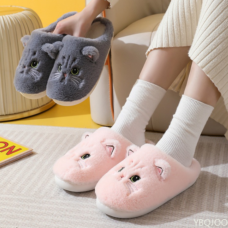 New Autumn Winter Cotton Slipp - đánh giá và giá Women Shoes Size To Men