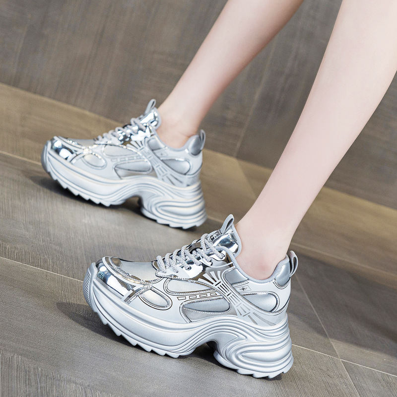 9CM Chunky Sneakers for Women  - đánh giá và giá Platform Sneakers Chunky