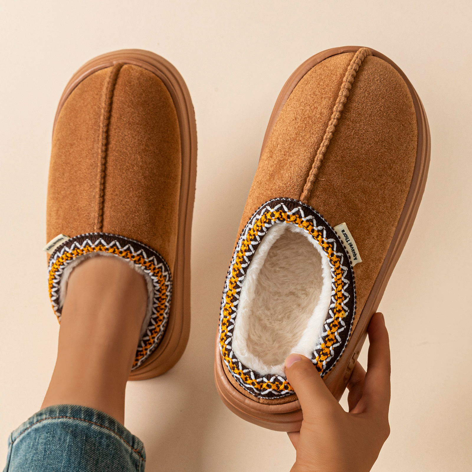 Winter Anti-slip Women's Soft  - đánh giá và giá Women Shoes Size To Men