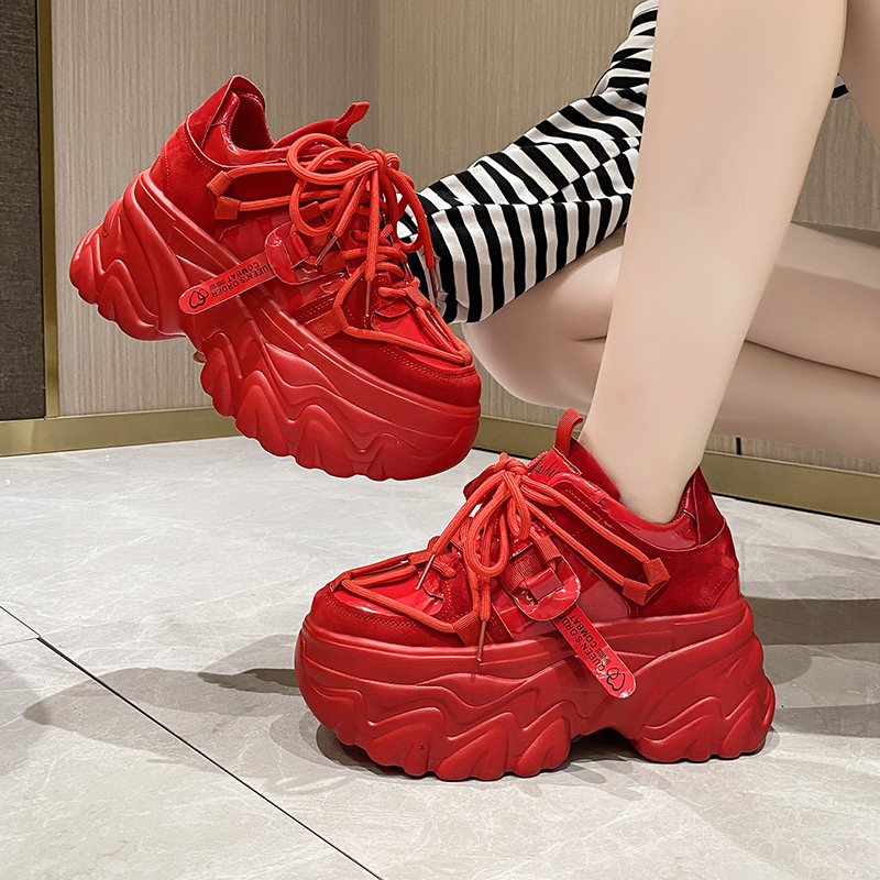 Autumn Breathable Thick Bottom - đánh giá và giá Platform Sneakers Chunky
