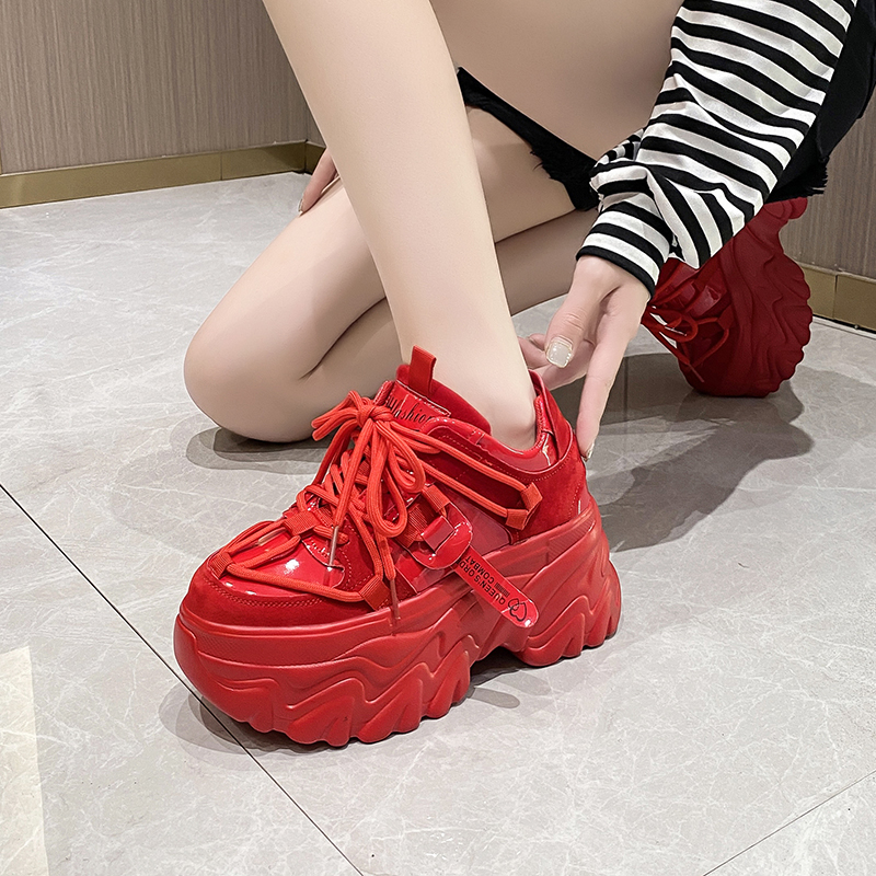 Autumn Breathable Thick Bottom - đánh giá và giá Platform Sneakers Chunky