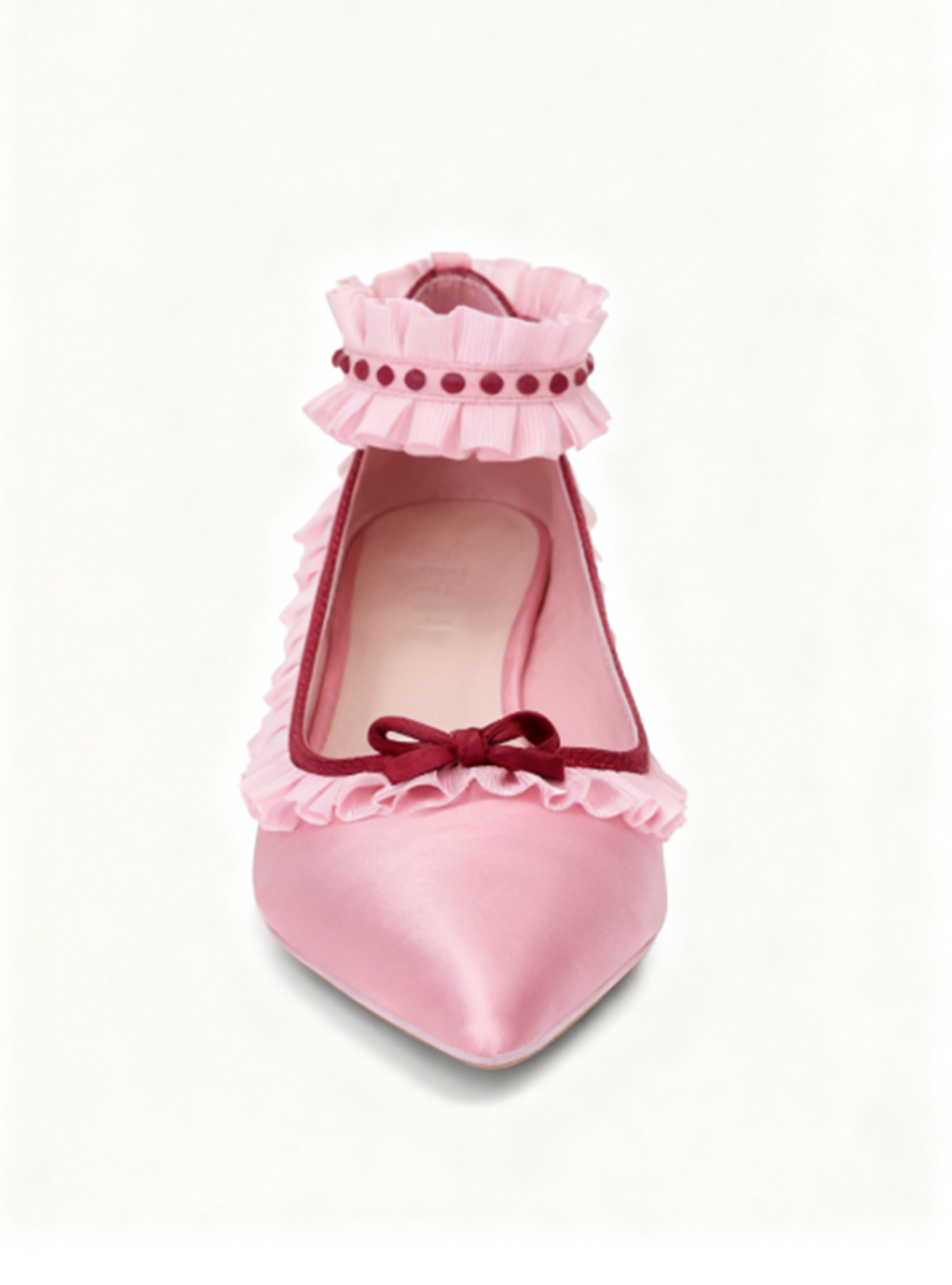 Soft Playful Style Blush Satin - đánh giá và giá Ankle Strap Heels