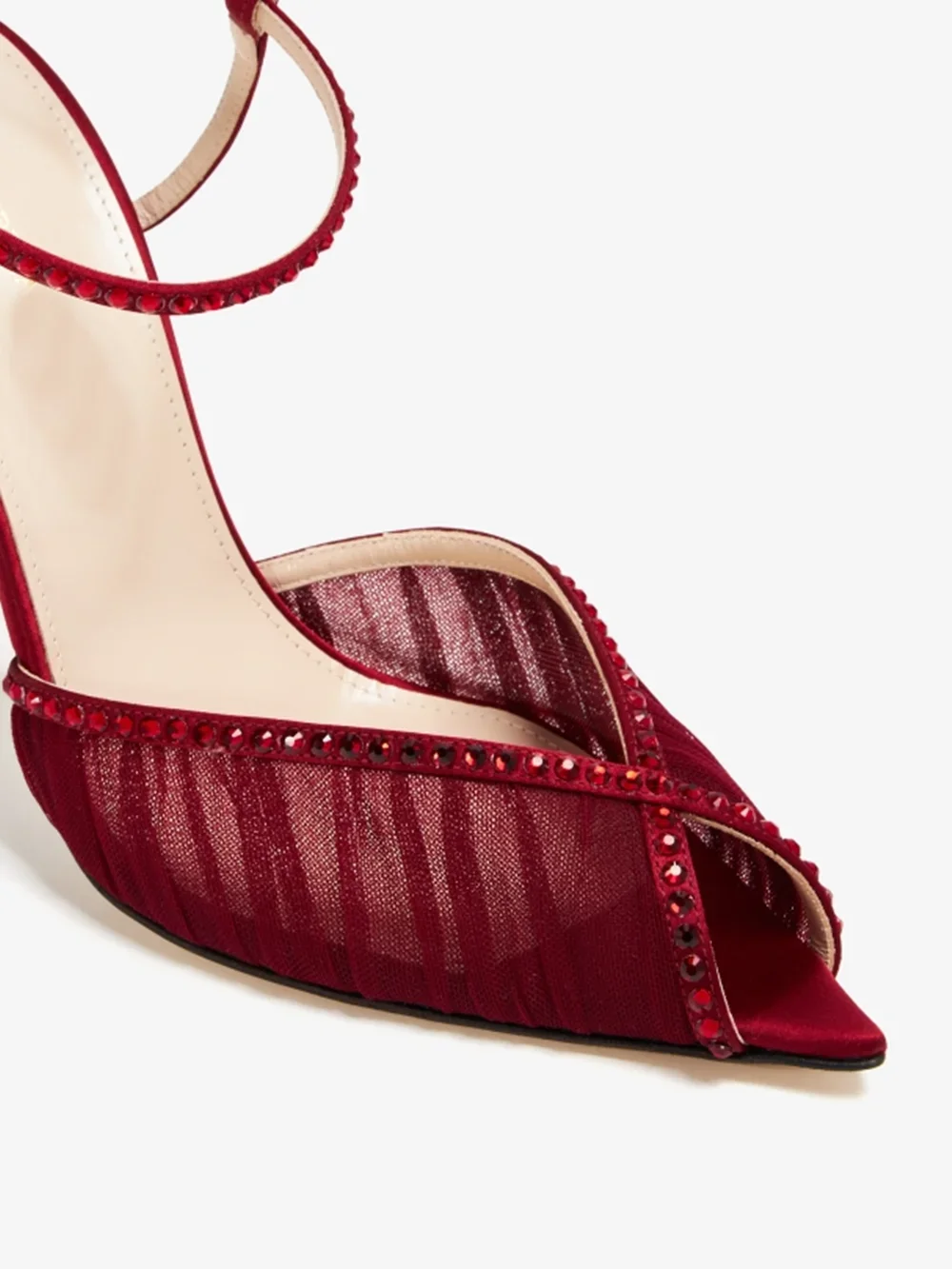 Crystal Peep Toe Ankle Buckle  - đánh giá và giá Women'S Shoes Peep Toe