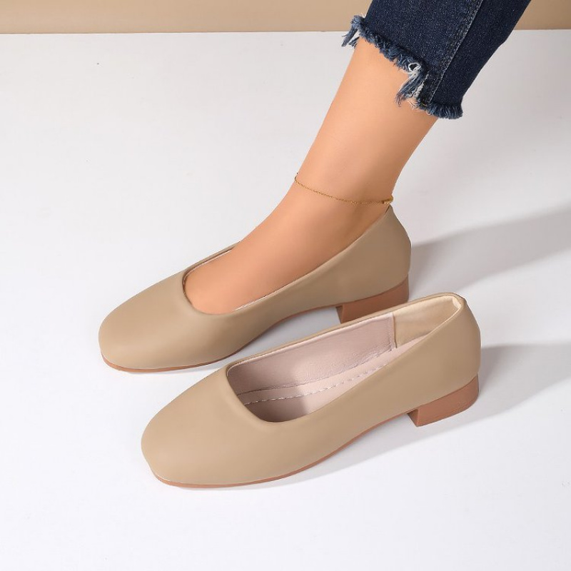 Soft Leather Round Toe Slip-On - đánh giá và giá Women'S Heels