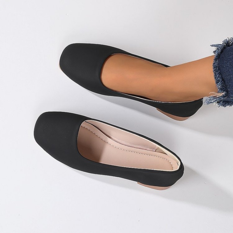 Soft Leather Round Toe Slip-On - đánh giá và giá Women'S Heels