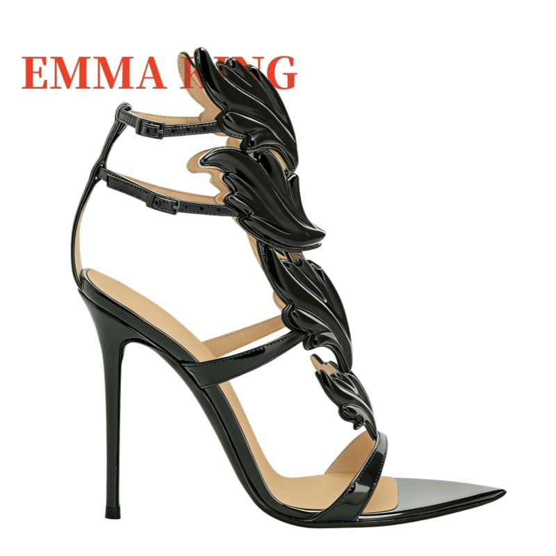 Women's Metallic Winged High H - đánh giá và giá Ankle Strap Heels