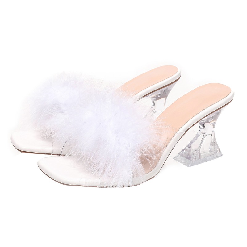 2025 New Elegant Sexy Feather  - đánh giá và giá Ankle Strap Heels