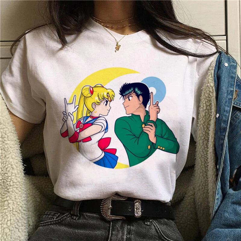 T Shirt 90s Anime Sailor Moon  - đánh giá và giá Women'S Shoes In The 90S