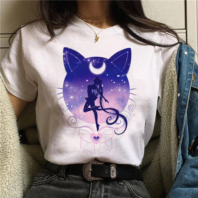 T Shirt 90s Anime Sailor Moon  - đánh giá và giá Women'S Shoes In The 90S