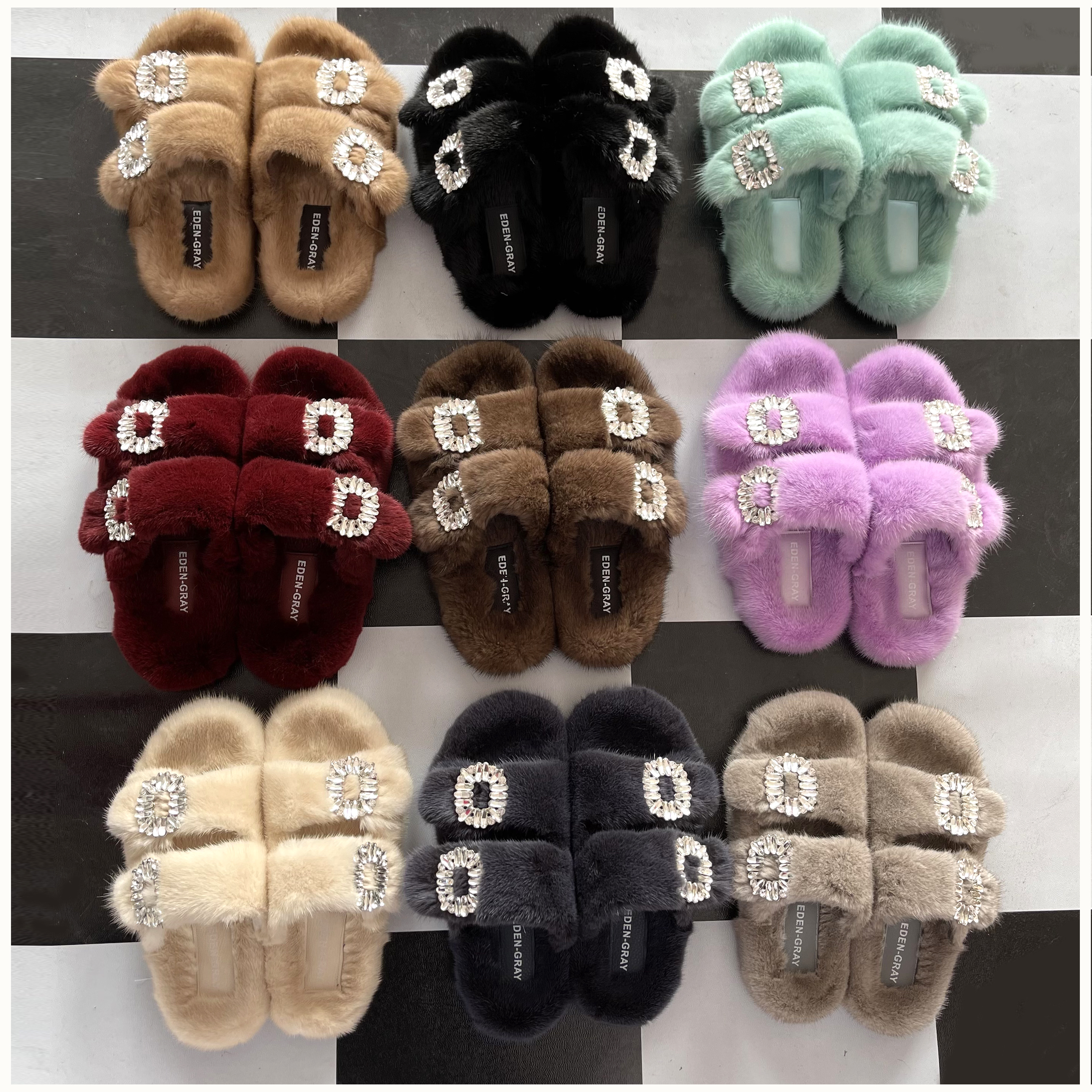 Mink Slippers Winter Women's S - đánh giá và giá Women Shoes Mk