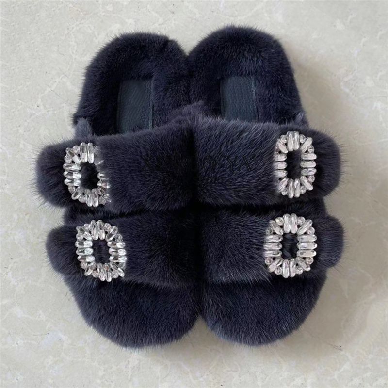 Mink Slippers Winter Women's S - đánh giá và giá Women Shoes Mk