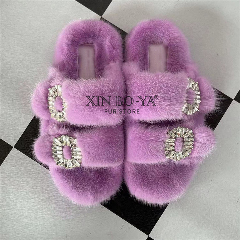 Mink Slippers Winter Women's S - đánh giá và giá Women Shoes Mk