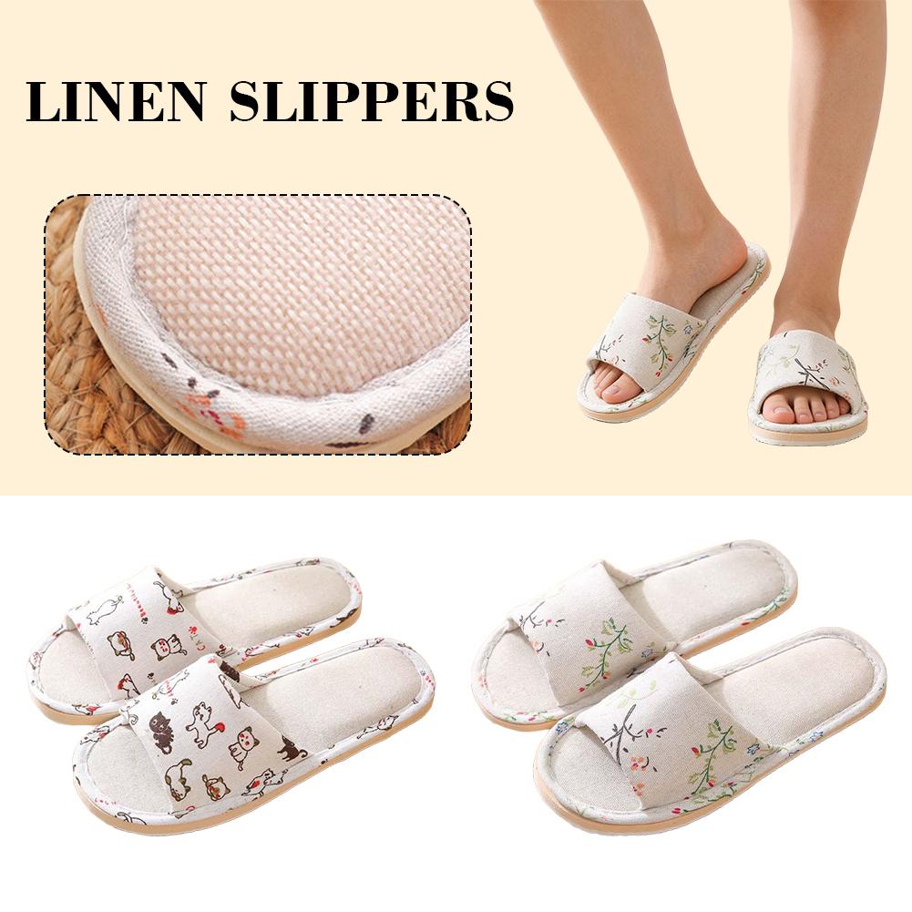 Women Flax Slippers Home Slipp - đánh giá và giá Women'S Shoes For Flat Feet
