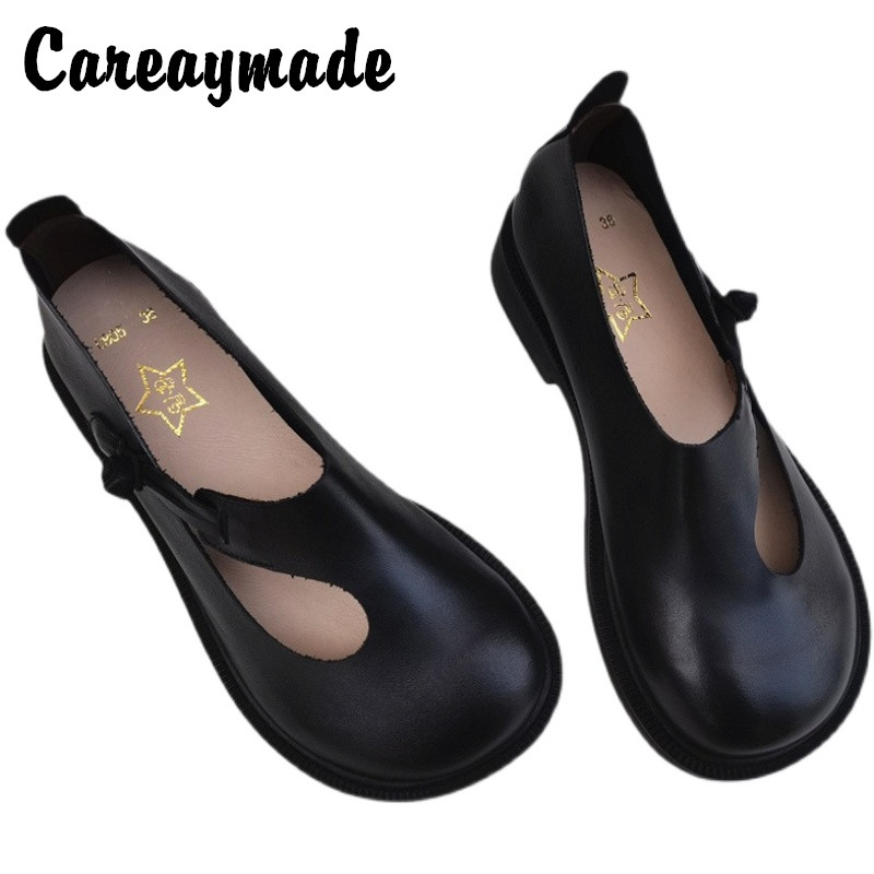 Careaymade-Genuine leather big - đánh giá và giá Women'S Heels