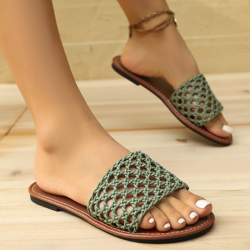 Women's Fashion Weaved Slipper - đánh giá và giá Women Shoes Mk