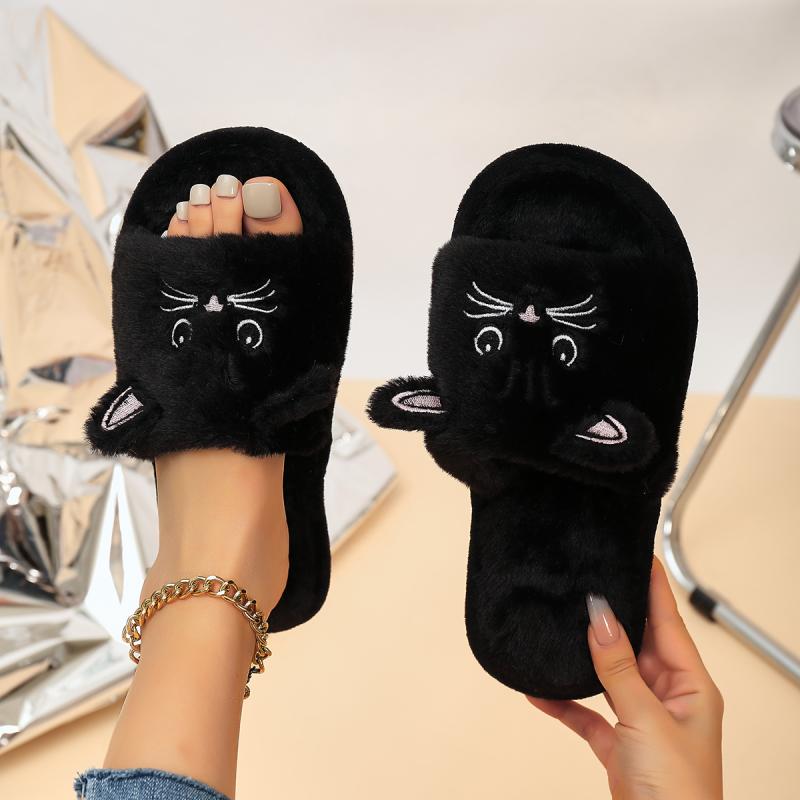 Casual Fluffy Women's Slippers - đánh giá và giá Women'S Shoes For Flat Feet