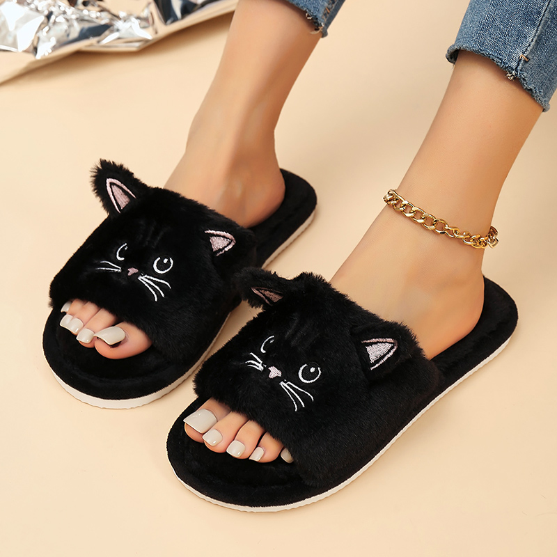 Casual Fluffy Women's Slippers - đánh giá và giá Women'S Shoes For Flat Feet