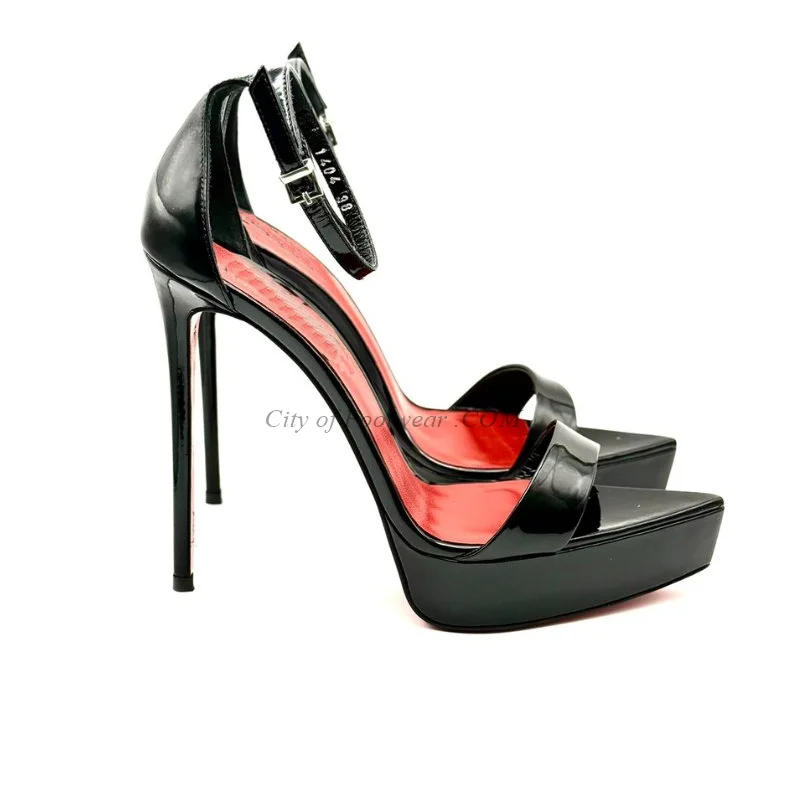 Hot Sale Platform Patent Leath - đánh giá và giá Women'S Shoes Peep Toe