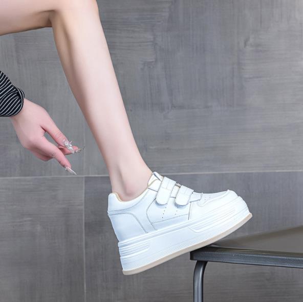 10CM Cow Genuine Leather Autum - đánh giá và giá Platform Sneakers Chunky