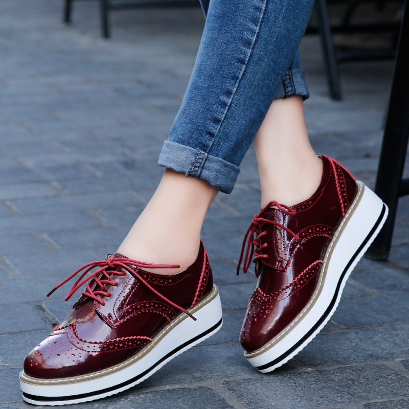 Women Loafers Shoes Leather Th - đánh giá và giá Espadrille Wedge Shoes