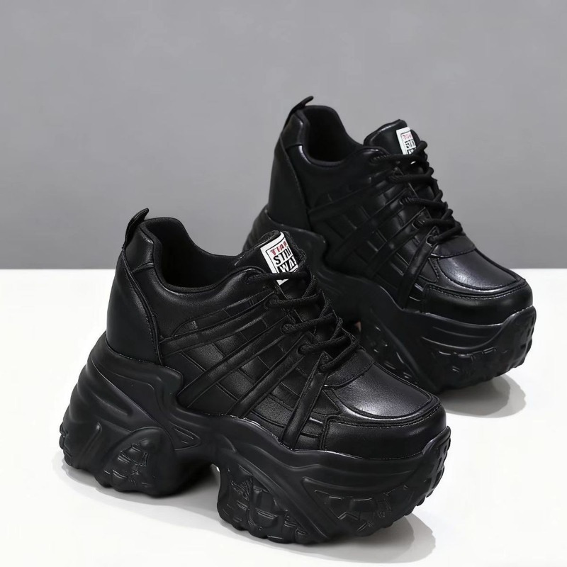 2026 New 10M 12CM Genuine Leat - đánh giá và giá Platform Sneakers Chunky